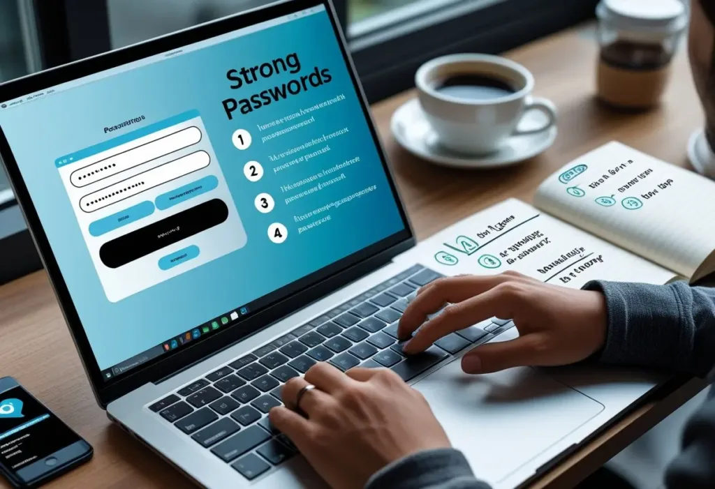 Create strong passwords